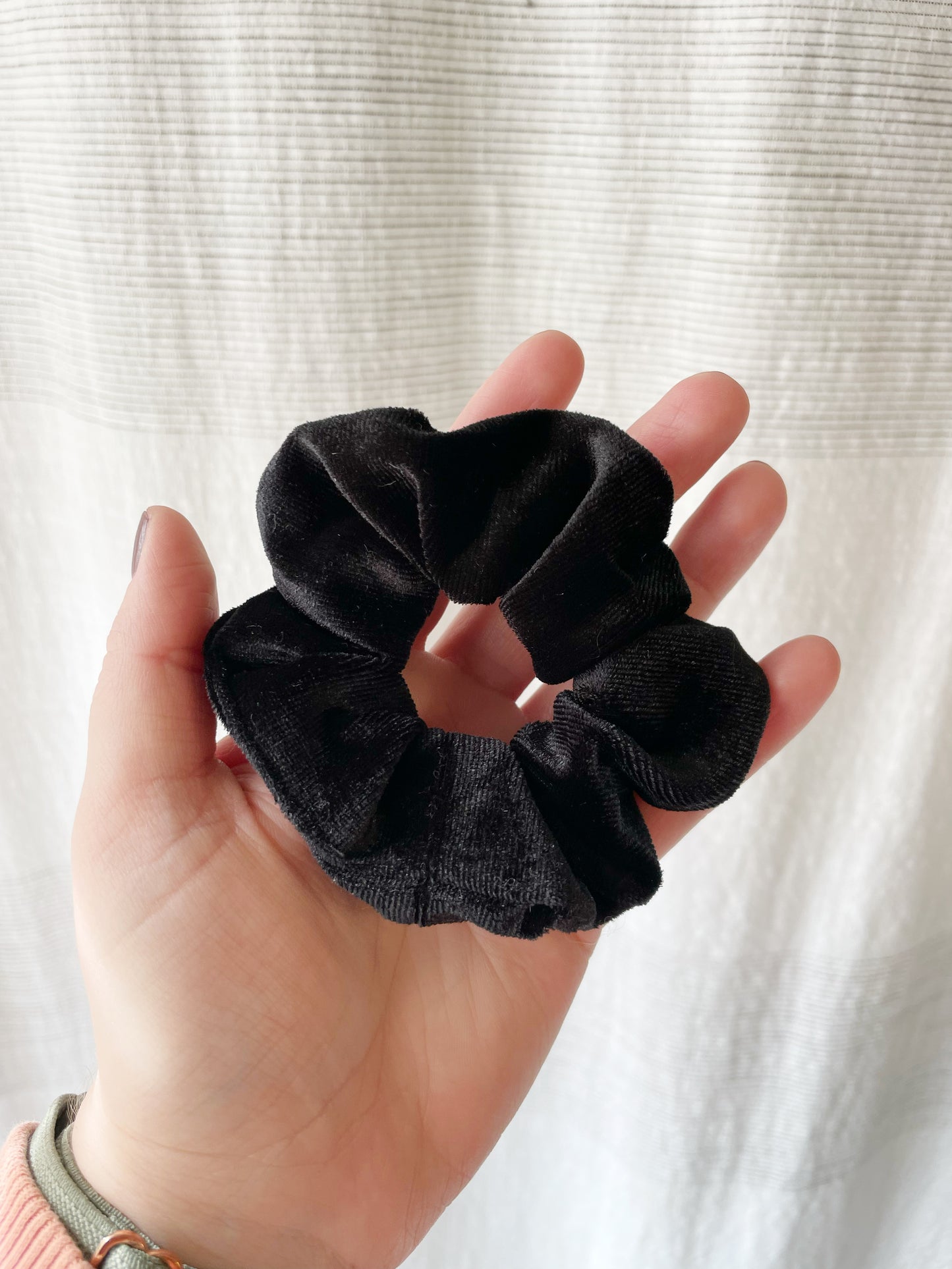 Black Velvet Scrunchie