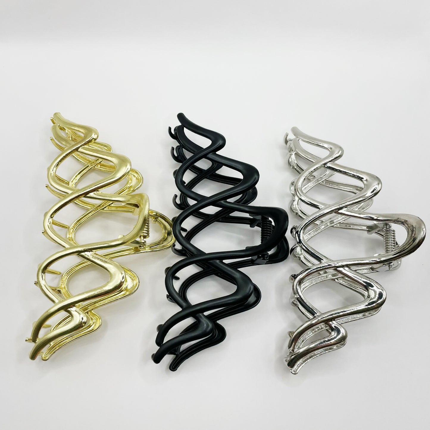 Metal Swirls Claw Clip