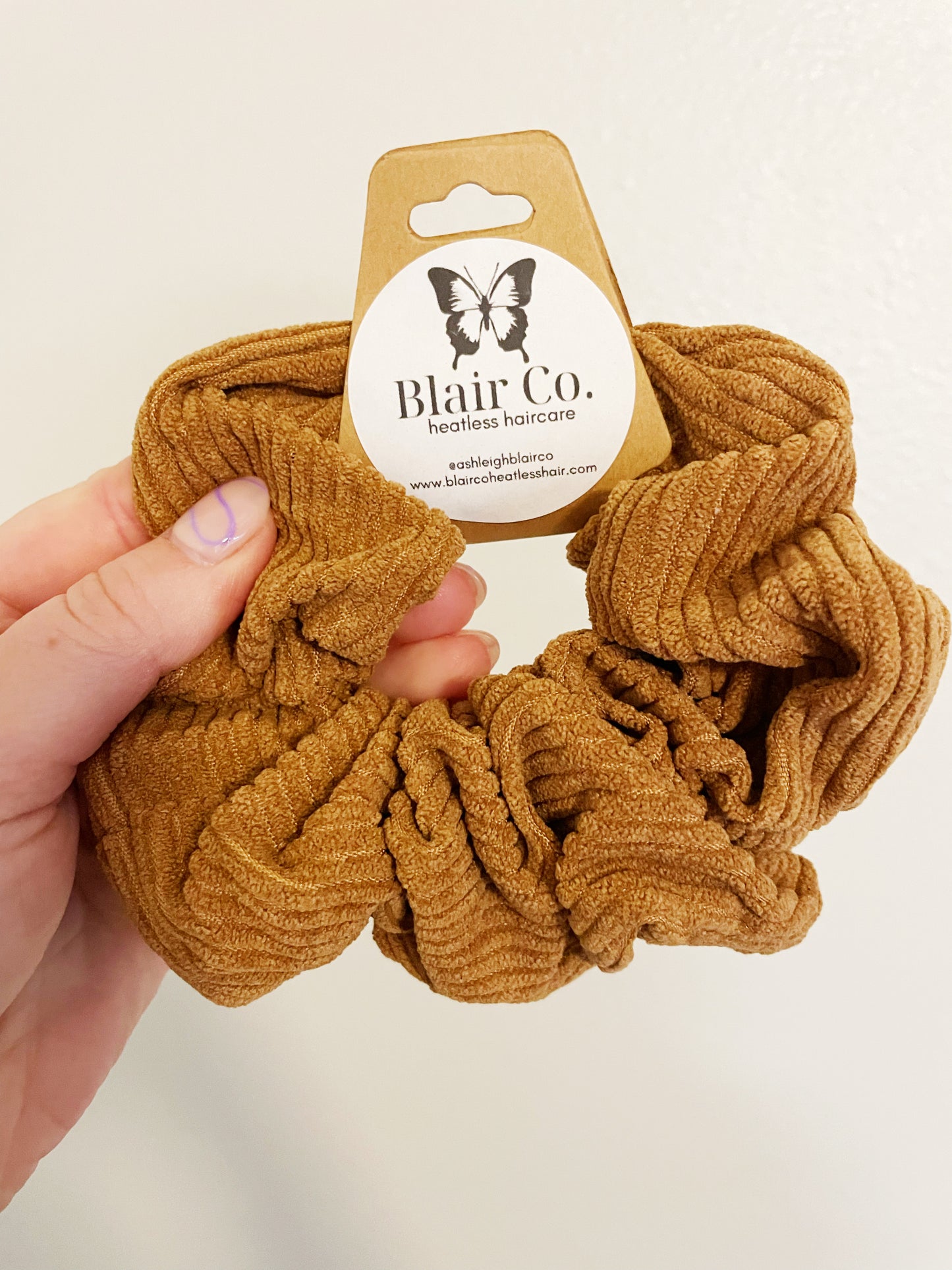 Corduroy Jumbo Scrunchie