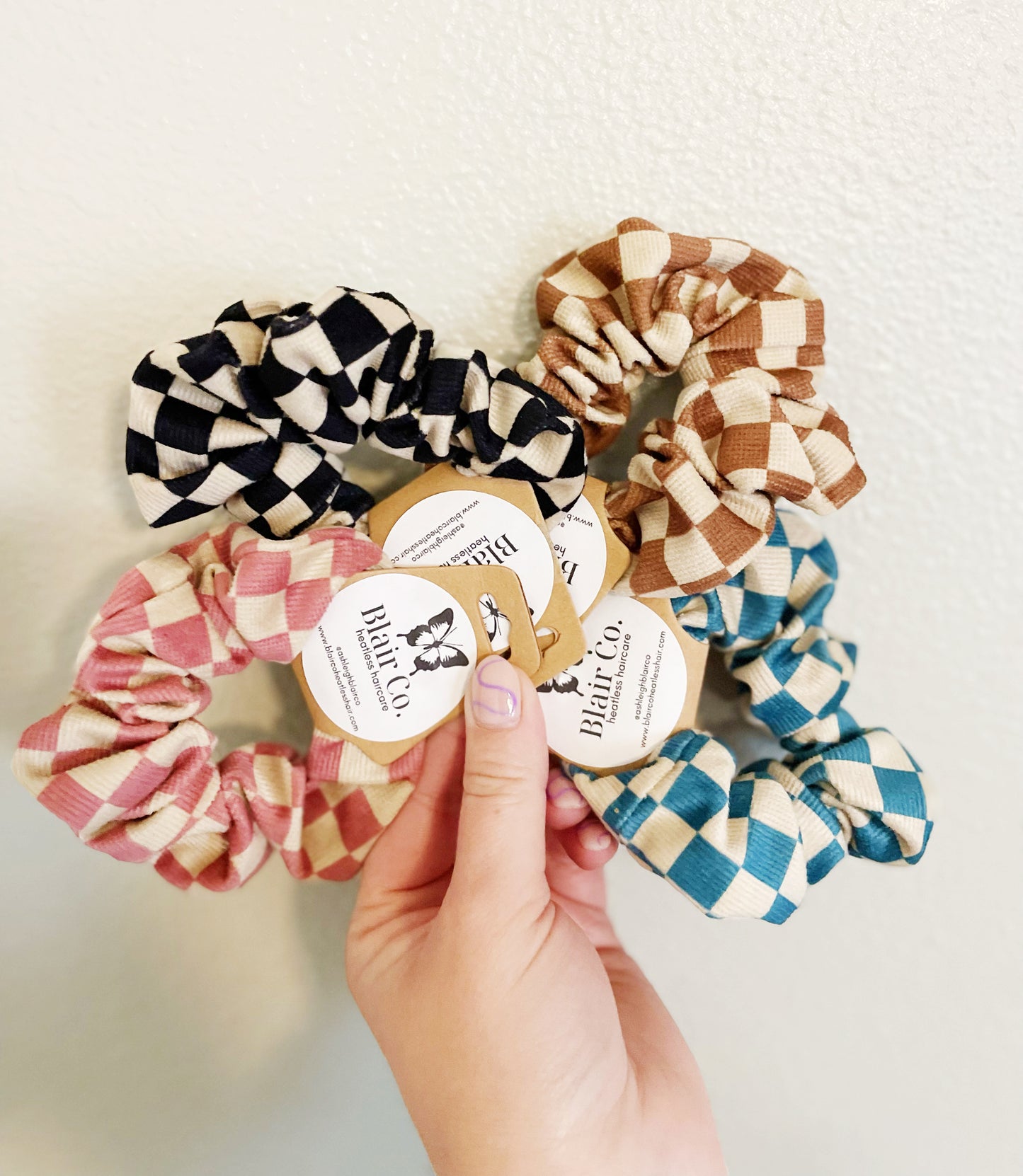 Checkered Scrunchie | Single