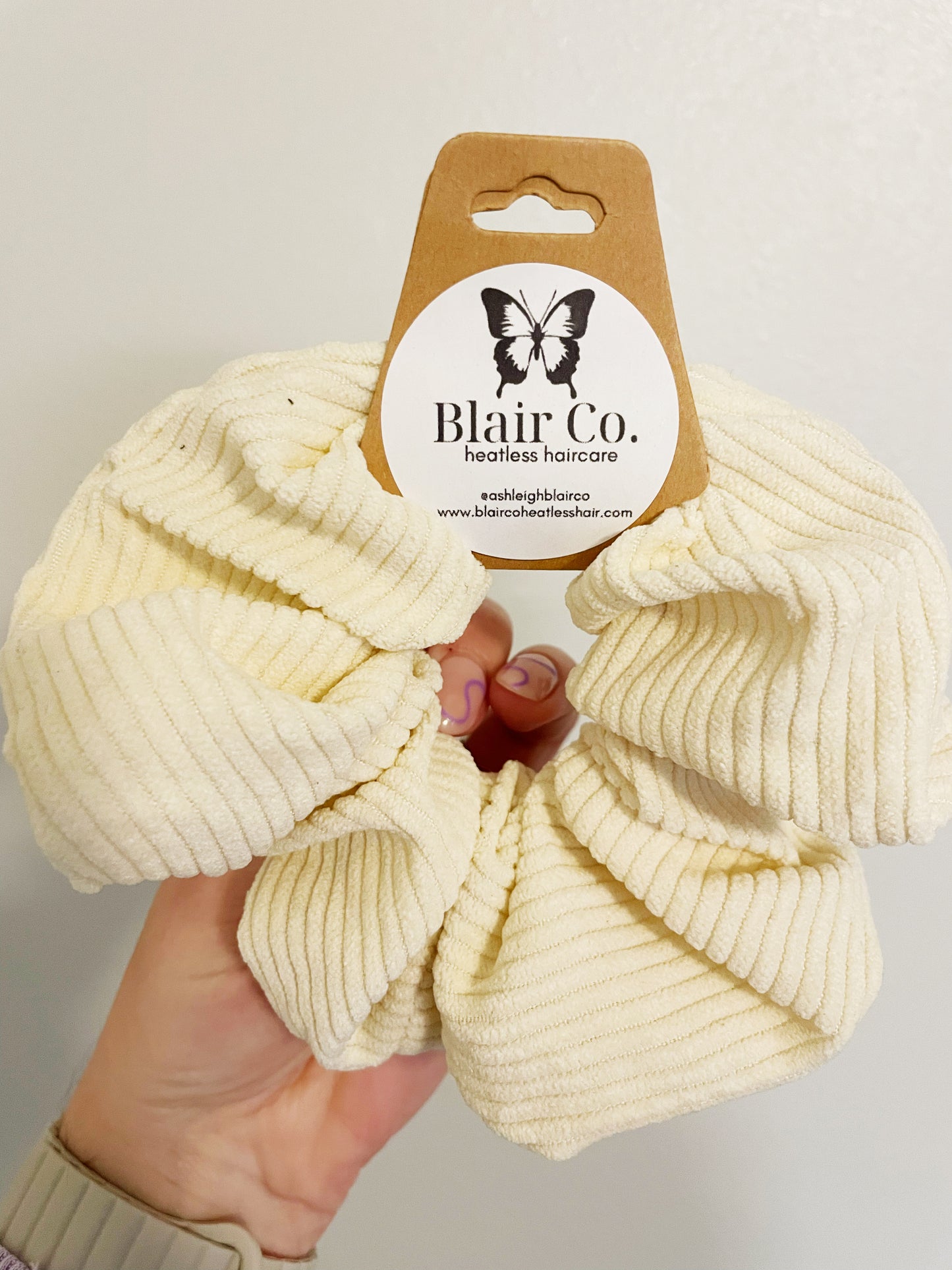 Corduroy Jumbo Scrunchie